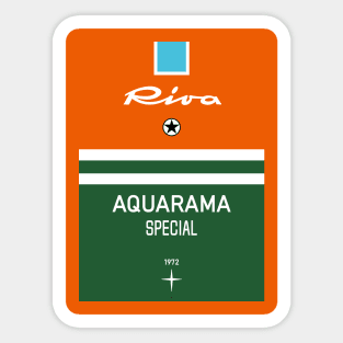 Riva Aquarama Special Italy Sticker